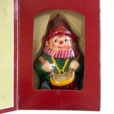 Vintage Jasco Christmas Elf Figural Candle Joy Unburned in Original Gift Box picture