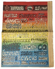 Vintage This Is Happening Newspaper 1968 Vol 1 No 5 Buffalo Springfield Doors picture