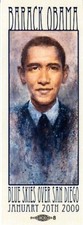 Barack Obama Jan. 20 2009 Inauguration Blue Skies Over San Diego souvenir ticket picture