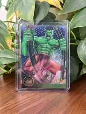 1995 Flair Marvel Annual Hulk Chromium #5 Limited Edition picture