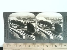 River Meuse and Parc de la Citadel Stereoview Keystone View Co. 1900s Namur picture