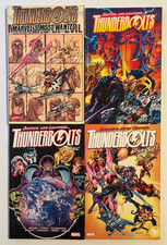 THUNDERBOLTS classic 2 3 marvel's most wanted justice TPB LOT The Avengers Kesel picture