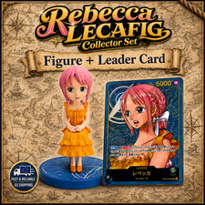 [Pre-Order] Rebecca OP15-039 With Figure LECAFIG - One Piece TCG Exclusive Card picture