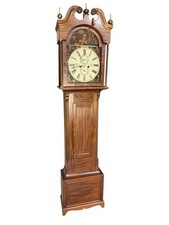 19TH CENTURY MAHOGANY TALL CASE CLOCK picture