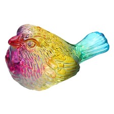 2.8Inch Small Glass Birds Figurines for Home Decor, Multicolor picture
