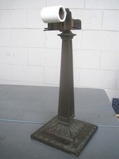 Antique Emeralite No 9 Banker's Lamp Base Dual Socket Desk Metal Art Deco 1920 picture