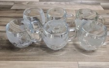 6 Vintage Sanka Etch World Coffee Cups Nestle picture