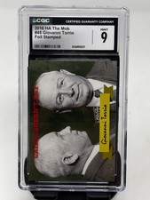 2016 Historic Autographs The Mob #48 Giovanni Torrio Foil Stamped /50 picture