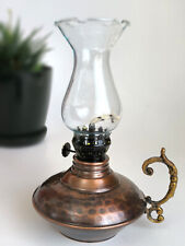Turkish Copper Oil Lamp, Handmade Kerosene Lamp, Vintage Lamp, Home Decor picture