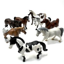 Schleich Horse Lot 8 Horses Mustang Friesian Mare Pony Hanoverian Lipizzaner picture