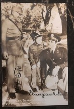 Mint China RPPC Postcard Ching Wah Lee Butch Movie Scene Autographed picture