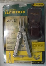 Leatherman Wave Original w leather sheath. New unopened package NIP #3377 picture