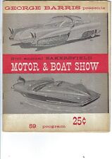 George Barris personal magazine collection-Bakersfield car show program 1959 picture