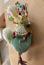 Dept 56 Patience Brewster 3 French Hens Christmas Krinkles Ornament 56.36653 picture