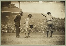 New York Giants Roger Bresnahan 1908 Catching vs Pittsburgh Pirates Baseball picture