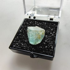 Nambian Aquamarine Crystal W/ Matrix Quartz  11.52ct Blue Thumbnail picture