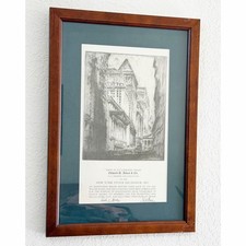 Edward D. Jones & Co. Framed New York Stock Exchange Certificate Signed picture