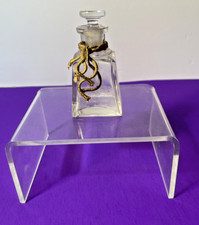 Vintage French? Clear Glass Perfume Cologne Vanity Bottle with Dauber 1930's? picture