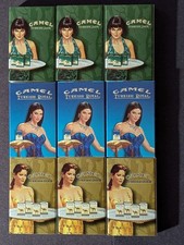 *****VINTAGE GIRLY CAMEL Matches/ Matchboxes/ Jade/ Gold/ Royal NOS FULL BOXES picture
