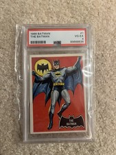 1966 Topps Batman #1 Rookie PSA 4 The Black Bat Nicely Centered picture