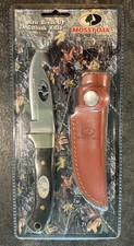 NOS Vintage Mossy Oak New Break-Up Guthook Fixed Knife Frost Cutlery Sheath NIP picture