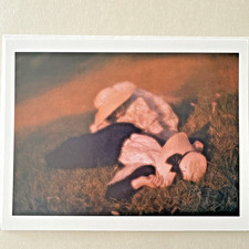 VINTAGE MMA HEINRICH KUHN MISS MARY LYING IN THE GRASS NOTE GREETING CARD picture
