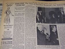 1941 MARCH 18 NEW YORK TIMES - NATIONAL GALLERY OPENS IN WASHINGTON - NT 1299 picture