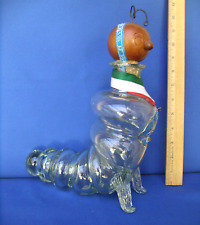 VTG Hand Blown Glass Worm GUSANO REAL Tequila Bottle ~ EMPTY Mexico rare picture