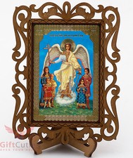 Guardian angel Ангел Хранитель Russian Christian Orthodox Church Icon Wood picture