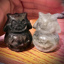 MSG For Deals(:Gengar Pokemon crystal carvings (Labordorite/Garnet/Arfedsonite picture