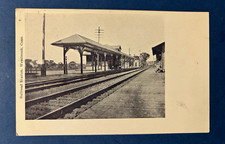 Westbrook Connecticut RPPC Railroad Station Postcard Undivided Back picture