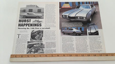 1968 HURST / OLDS - OLDSMOBILE - ORIGINAL 1992 ARTICLE picture