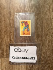 1984 Leaf Marvel Super Heroes Secret Wars Stickers #39 Spider-Man Trading Card picture