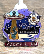 Vintage 2000 Roswell NM F.O.P. Lodge 55 Lapel Pin picture