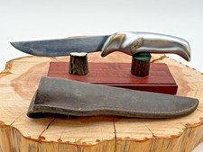 Vintage Gerber USA Shorty Fixed Blade Hunting Knife Original Sheath--2268.26 picture