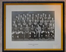 EARLY 1954 MICHIGAN WOLVERINES TEAM PHOTO FOOTBALL FRAMED 15 3/4