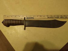 Negrito Bolo Philippine WW2 Vintage Knife  Signed picture