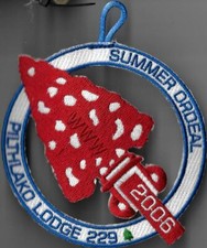 OA Pilthlako Lodge 229 2006 Summer Ordeal BLU Bdr. OAC [MX-15337] picture