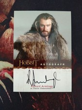 The Hobbit Autograph Card Richard Armitage Thorin Oakenshield 2014 Cryptozoic picture