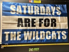 Football Flag  Kentucky Wildcats College NFL Dorm Beer USA Sign 3x5 picture