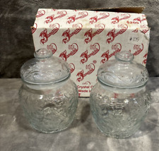 Princess House  Fantasia Set of 2 Canisters -  Made in USA picture