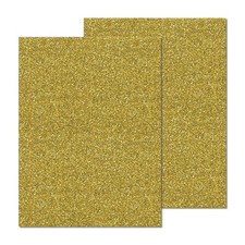 Eszeoee 2 Pack 12'' x 16'' Glitter Gold Acrylic Sheet, 3mm Thick Acrylic Plas... picture