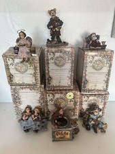 Boyds Bears Wee Folkstones lot of 6, all in box READ picture