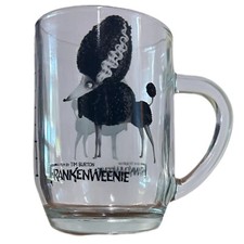 Disney Frankenweenie Persephone van Helsing Glass Coffee Cup 8 oz. - NWT picture