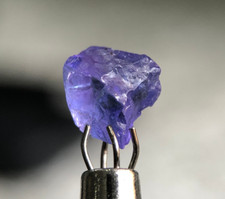 Natural Uncut Tanzanite 1.50ct Raw Blue-Purple Gemstone 6x6mm Top Grade Crystal picture
