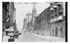New York 57th Street West Standard Postcard COPY RPPC picture