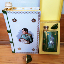 COGNAC CAMUS NAPOLEON Book White & Mini Book Green set of 2 Empty bottles  picture