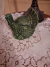 Vintage Nantucket Home Ceramic Green Turkey Thanksgiving Harvest Fall Decor picture