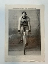 RARE 1899 Large Portrait of Mile-A-Minute Murphy Cycling Bicycle Major Taylor picture