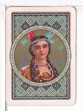 Single Vintage Old Wide Playing Card 